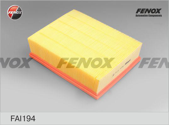 Fenox FAI194 - Воздушный фильтр, двигатель autosila-amz.com