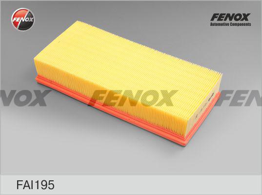 Fenox FAI195 - Воздушный фильтр, двигатель autosila-amz.com