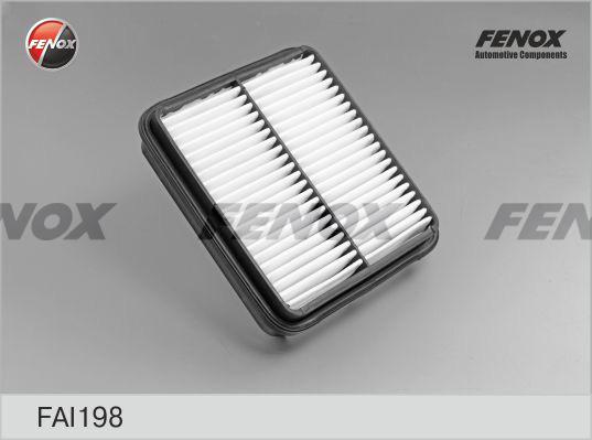 Fenox FAI198 - Воздушный фильтр, двигатель autosila-amz.com