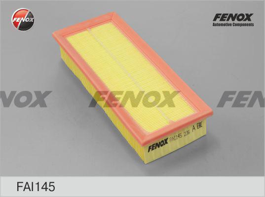 Fenox FAI145 - Воздушный фильтр, двигатель autosila-amz.com