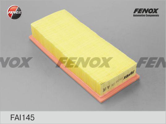 Fenox FAI145 - ВОЗДУШНЫЙ ФИЛЬТР Audi 80 80-94 1.6-2.3, VW Passat 80-88 1.8-2.2, Golf 80-91 1.6D, Transporter 81-92 autosila-amz.com