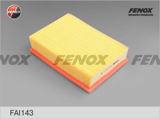 Fenox FAI143 - Воздушный фильтр, двигатель autosila-amz.com