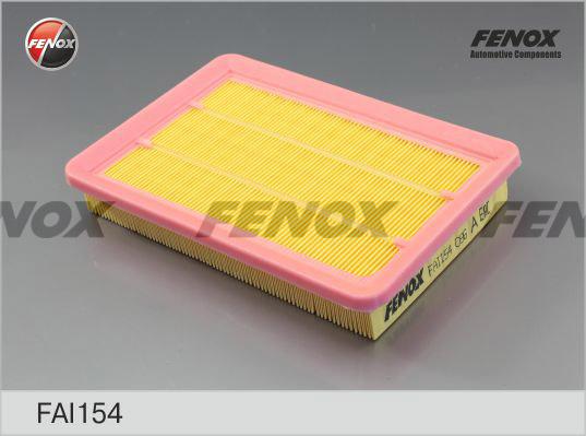 Fenox FAI154 - Воздушный фильтр, двигатель autosila-amz.com