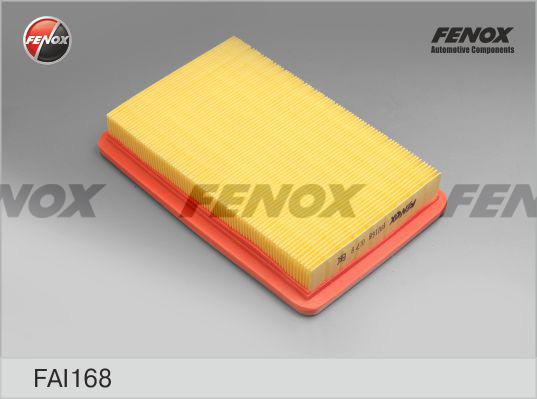 Fenox FAI168 - Воздушный фильтр, двигатель autosila-amz.com