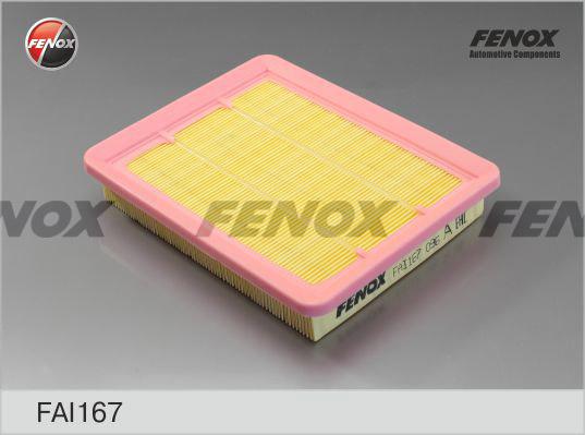 Fenox FAI167 - Воздушный фильтр, двигатель autosila-amz.com