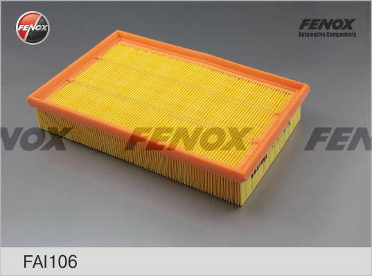 Fenox FAI106 - Воздушный фильтр, двигатель autosila-amz.com