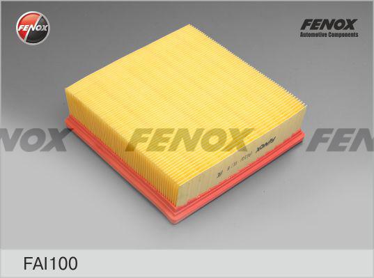 Fenox FAI100 - Воздушный фильтр, двигатель autosila-amz.com