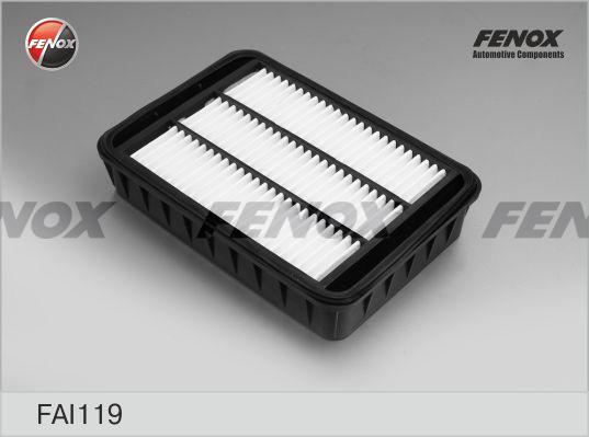 Fenox FAI119 - Воздушный фильтр, двигатель autosila-amz.com