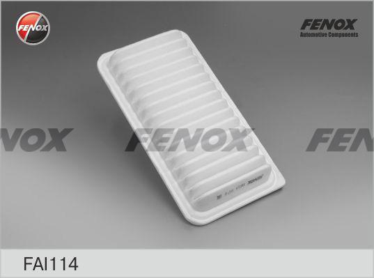 Fenox FAI114 - Воздушный фильтр, двигатель autosila-amz.com