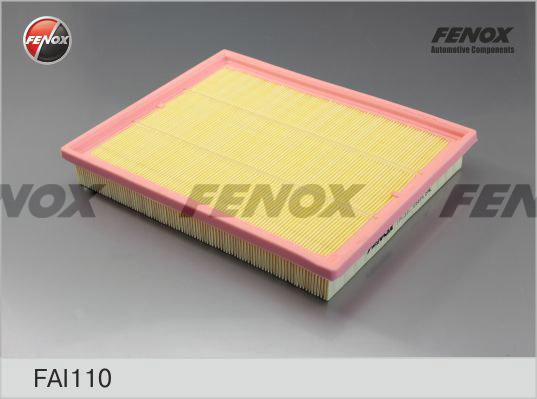 Fenox FAI110 - Воздушный фильтр, двигатель autosila-amz.com