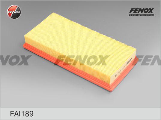 Fenox FAI189 - Воздушный фильтр, двигатель autosila-amz.com