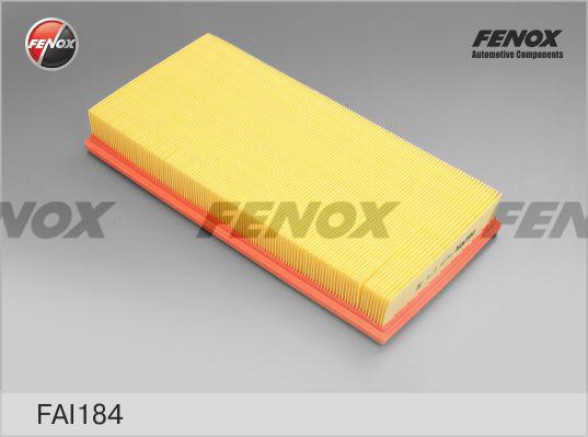 Fenox FAI184 - Воздушный фильтр, двигатель autosila-amz.com