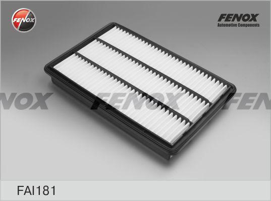 Fenox FAI181 - Воздушный фильтр, двигатель autosila-amz.com