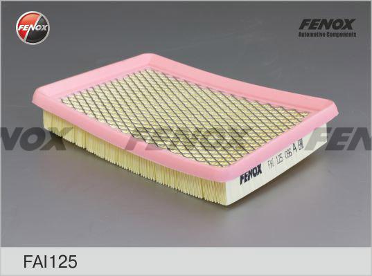Fenox FAI125 - Воздушный фильтр, двигатель autosila-amz.com