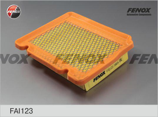 Fenox FAI123 - Фильтр воздушный FENOX FAI123 Chevrolet Aveo 05- 1.2-1.5, Kalos 05- 1.2, 1.4 autosila-amz.com