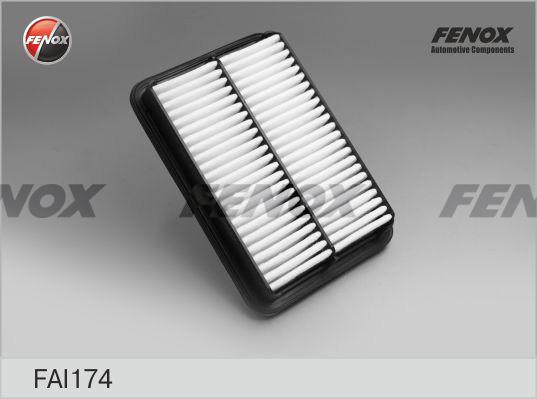 Fenox FAI174 - Воздушный фильтр, двигатель autosila-amz.com