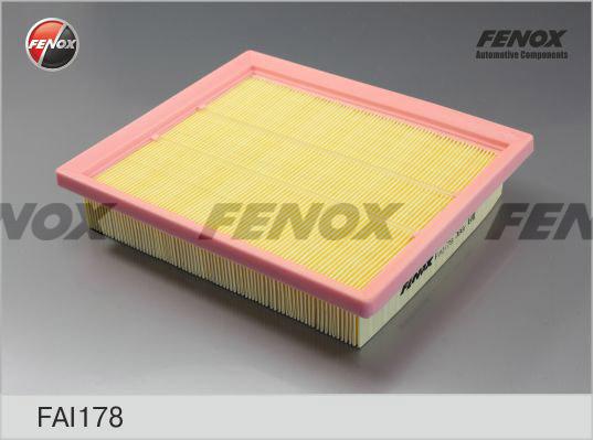 Fenox FAI178 - Воздушный фильтр, двигатель autosila-amz.com