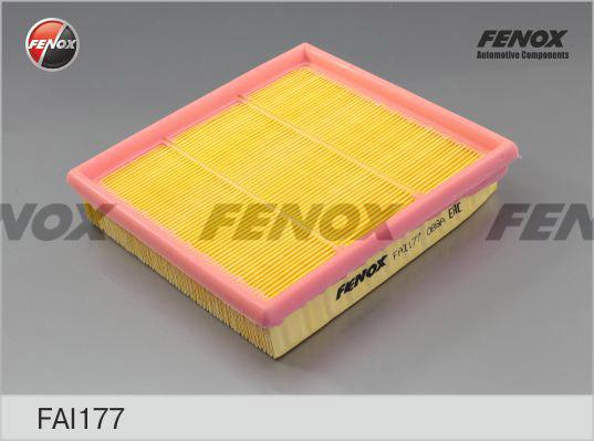 Fenox FAI177 - Воздушный фильтр, двигатель autosila-amz.com