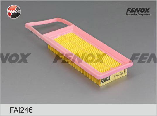 Fenox FAI246 - Воздушный фильтр, двигатель autosila-amz.com