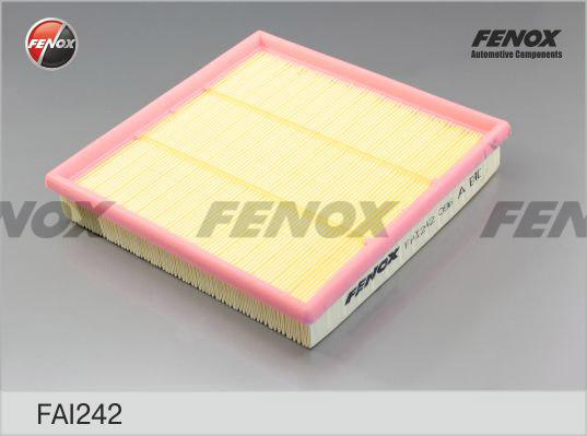 Fenox FAI242 - Воздушный фильтр, двигатель autosila-amz.com