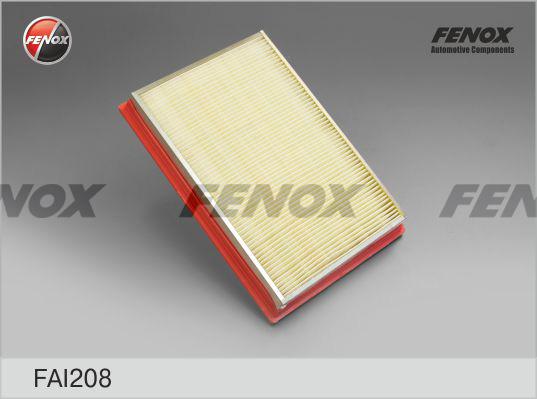 Fenox FAI208 - Воздушный фильтр, двигатель autosila-amz.com