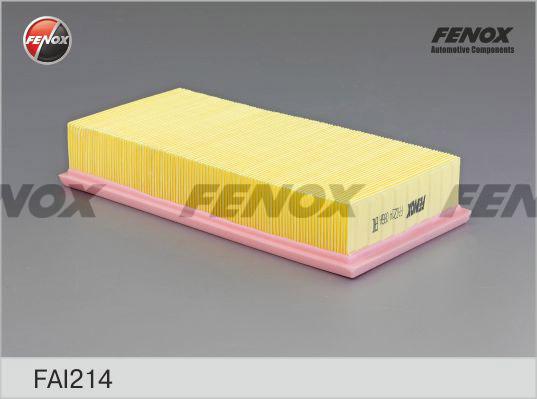 Fenox FAI214 - ВОЗДУШНЫЙ ФИЛЬТР Peugeot 405 87-96 1.6-1.9, 406 95-04 1.8-3.0, 607 00- 2.0, 2.2, 806 94-02 1.8, 2.0 autosila-amz.com