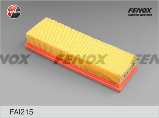 Fenox FAI215 - Воздушный фильтр, двигатель autosila-amz.com