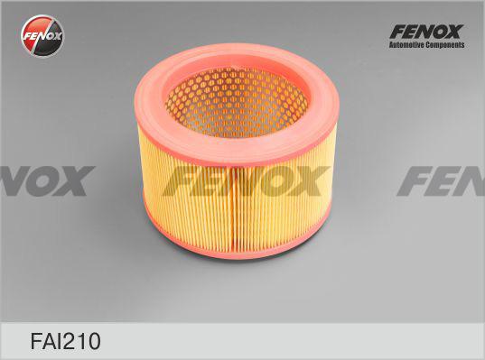Fenox FAI210 - Воздушный фильтр, двигатель autosila-amz.com