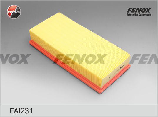 Fenox FAI231 - Воздушный фильтр, двигатель autosila-amz.com