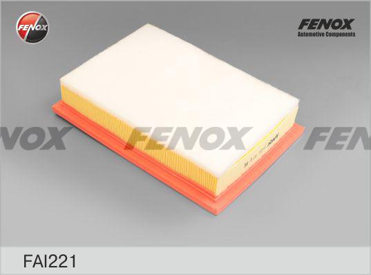 Fenox FAI221 - Воздушный фильтр, двигатель autosila-amz.com