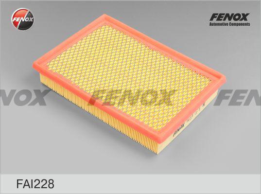 Fenox FAI228 - воздушный фильтр!\\ Ford Fiesta 1.0-1.8 95>/ Puma 1.4-1.7 97-02 autosila-amz.com