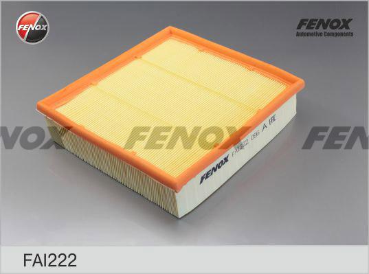 Fenox FAI222 - Воздушный фильтр, двигатель autosila-amz.com