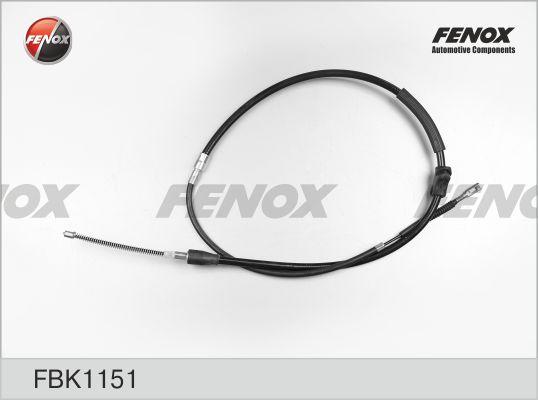 Fenox FBK1151 - Тросик, cтояночный тормоз autosila-amz.com