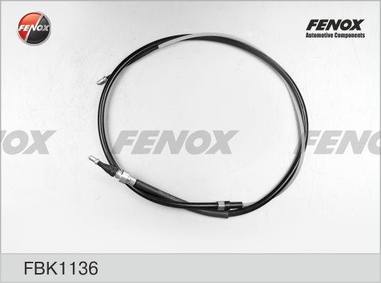 Fenox FBK1136 - Тросик, cтояночный тормоз autosila-amz.com