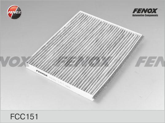 Fenox FCC151 - САЛОННЫЙ ФИЛЬТР Opel Corsa D 06- 1.0-1.6, 1.3D, 1.7D, Fiat Punto 09- 0.9-1.4, 1.3D, 1.6D угольный autosila-amz.com