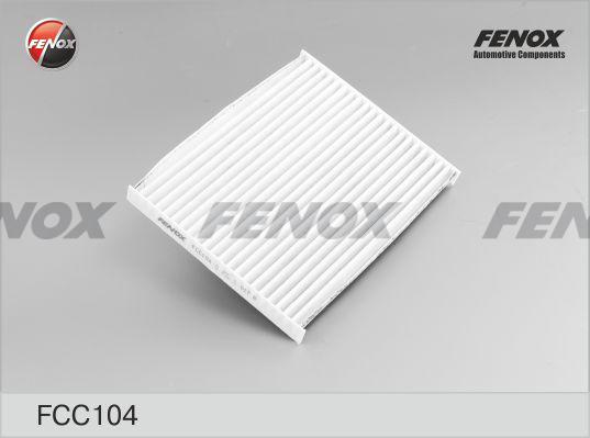 Fenox FCC104 - Фильтр воздуха в салоне autosila-amz.com