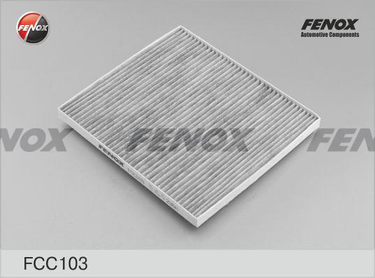 Fenox FCC103 - Фильтр воздуха в салоне autosila-amz.com
