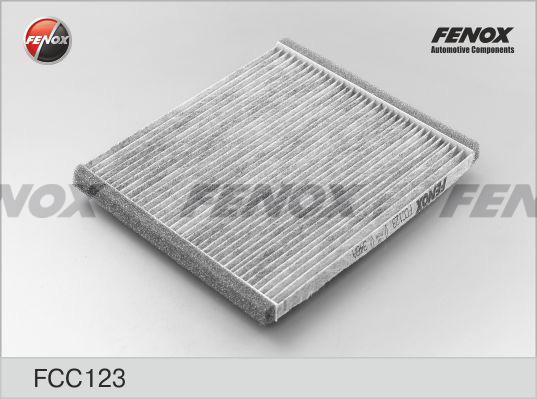 Fenox FCC123 - Воздушный фильтр салона FENOX (без рамки) FCC123 0897400850 TOYOTA AVENSIS 1.6 VVT-i 03- autosila-amz.com