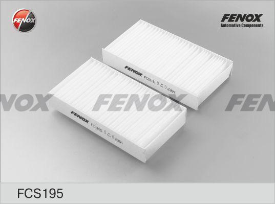 Fenox FCS195 - Фильтр воздуха в салоне autosila-amz.com