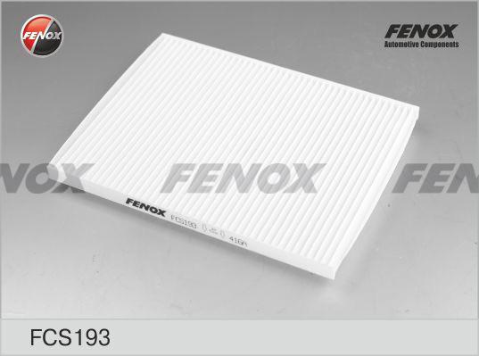 Fenox FCS193 - Фильтр воздуха в салоне autosila-amz.com