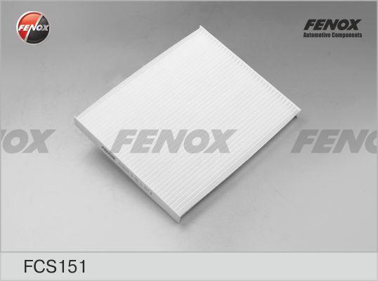 Fenox FCS151 - Фильтр воздуха в салоне autosila-amz.com