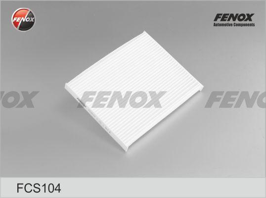 Fenox FCS104 - Фильтр воздуха в салоне autosila-amz.com