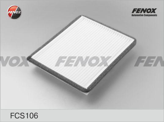 Fenox FCS106 - Фильтр воздуха в салоне autosila-amz.com