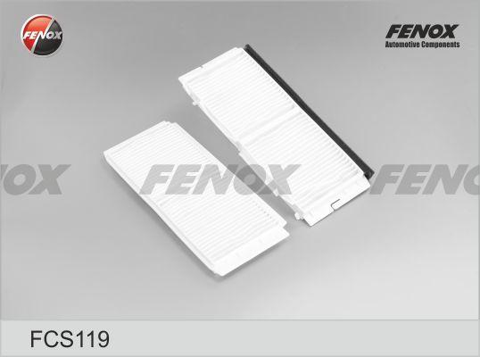 Fenox FCS119 - Фильтр воздуха в салоне autosila-amz.com