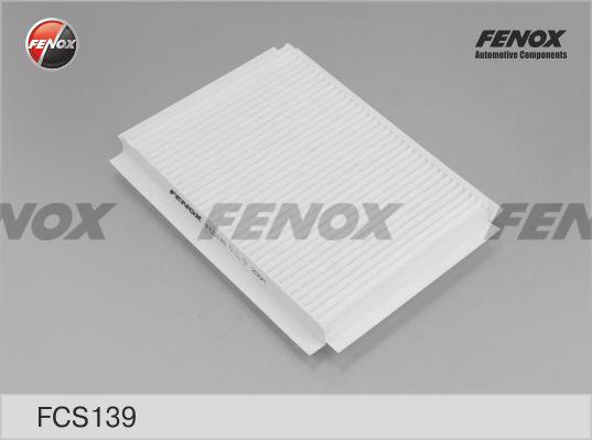 Fenox FCS139 - Фильтр воздуха в салоне autosila-amz.com