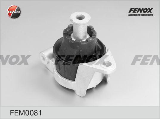 Fenox FEM0081 - Подушка, опора, подвеска двигателя autosila-amz.com