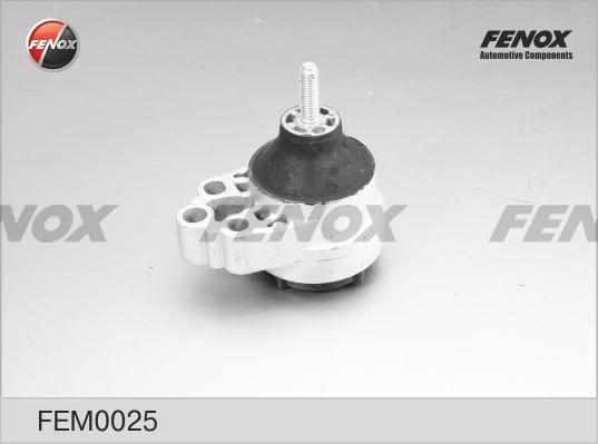 Fenox FEM0025 - Подушка, опора, подвеска двигателя autosila-amz.com