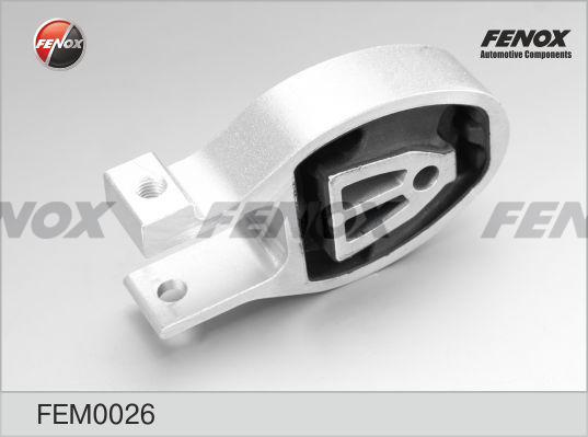 Fenox FEM0026 - Подушка, опора, подвеска двигателя autosila-amz.com