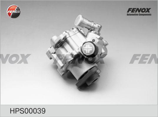 Fenox HPS00039 - Гидравлический насос, рулевое управление, ГУР autosila-amz.com