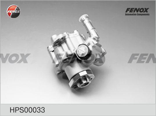 Fenox HPS00033 - Гидравлический насос, рулевое управление, ГУР autosila-amz.com